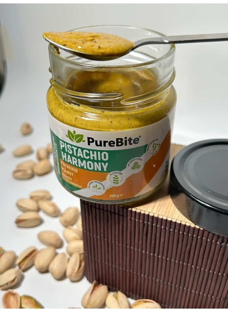 PURE BITE %100 Natural Pistachio Spread, NO Sugar added, NO Preservatives-200gr. - Image 4